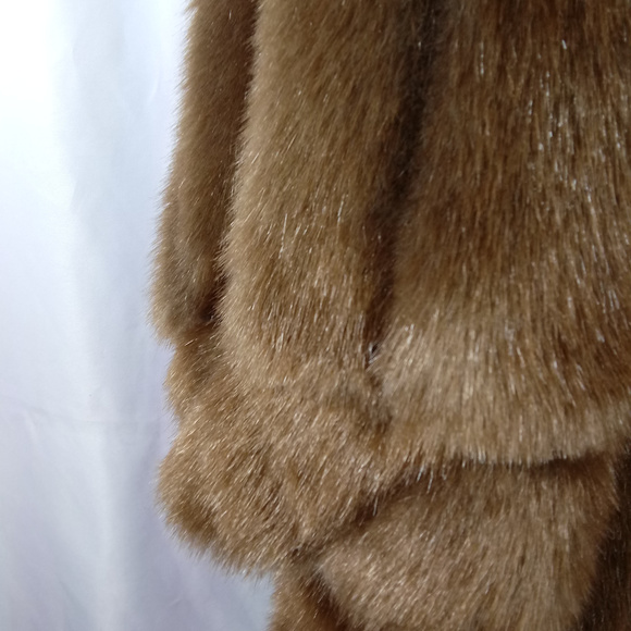 DENNIS BASSO Faux Mink Coat BRAND NEW with Tags - Picture 2 of 7
